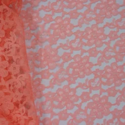 Classic Lace (w/ Poly Lining) Table Napkin in Coral 1203