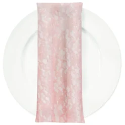 Classic Lace (w/ Poly Lining) Table Napkin in Peach 4122
