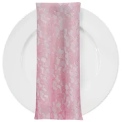 Classic Lace (w/ Poly Lining) Table Napkin in Pink 1156