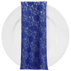 Classic Lace (w/ Poly Lining) Table Napkin in Royal 1148