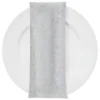 Classic Lace (w/ Poly Lining) Table Napkin in White