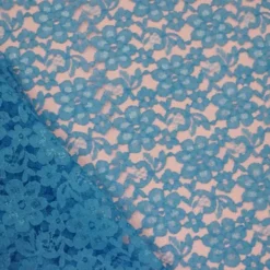 Classic Lace (w/ Poly Lining) Table Napkin in Aqua 1135