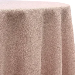 Cloud Chenille Table Linen in Dusty Rose