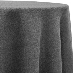 Cloud Chenille Table Linen in Black