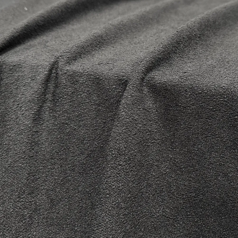 Cloud Chenille Table Linen in Black
