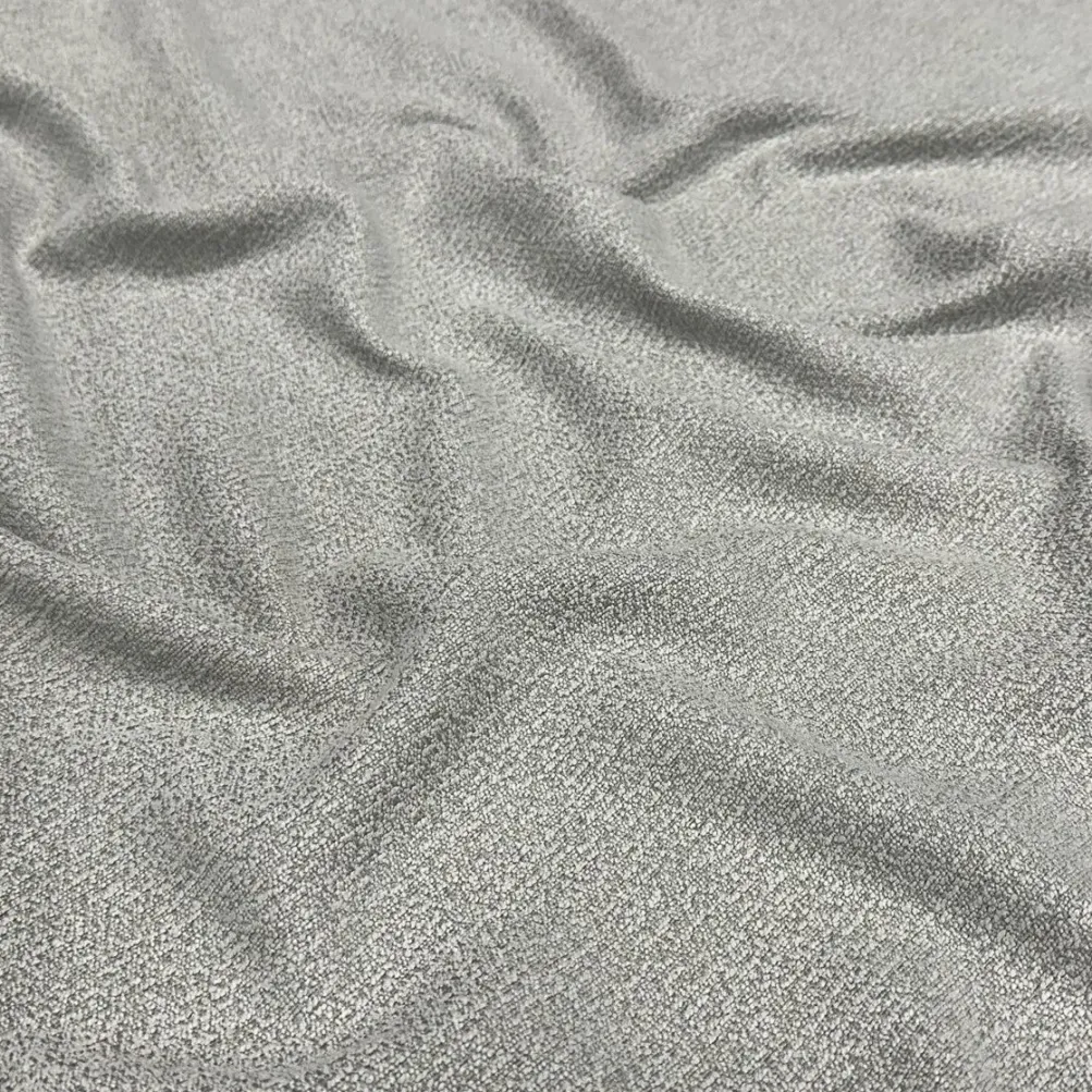 Cloud Chenille Table Linen in Silver