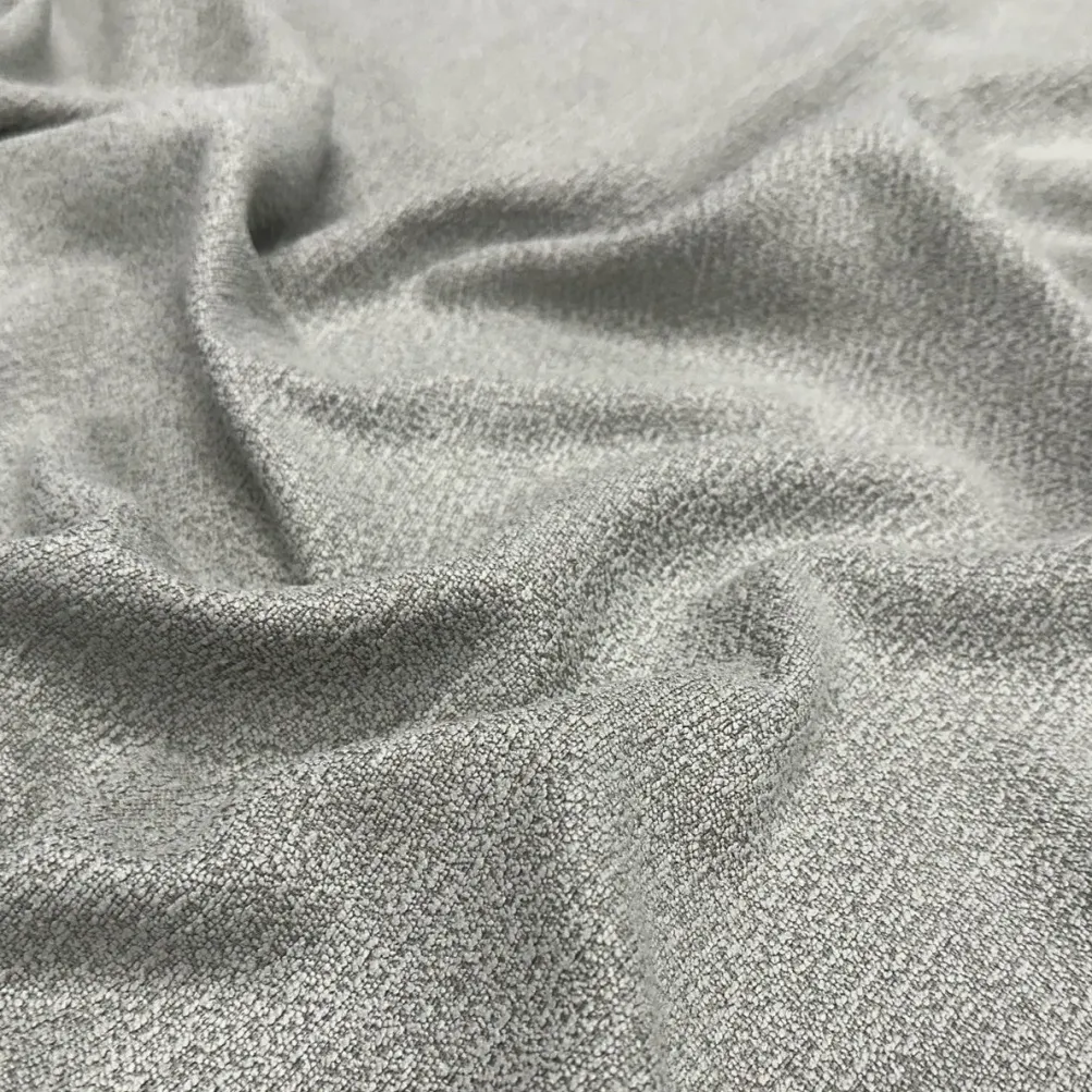 Cloud Chenille Table Linen in Silver