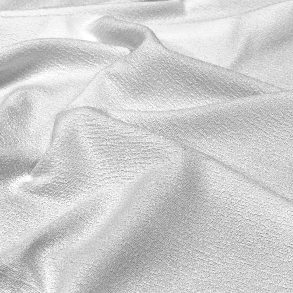 Cloud Chenille Table Linen in White