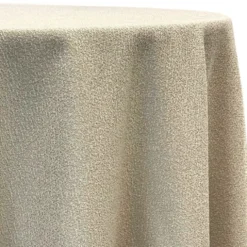 Cloud Chenille Table Linen in Sand