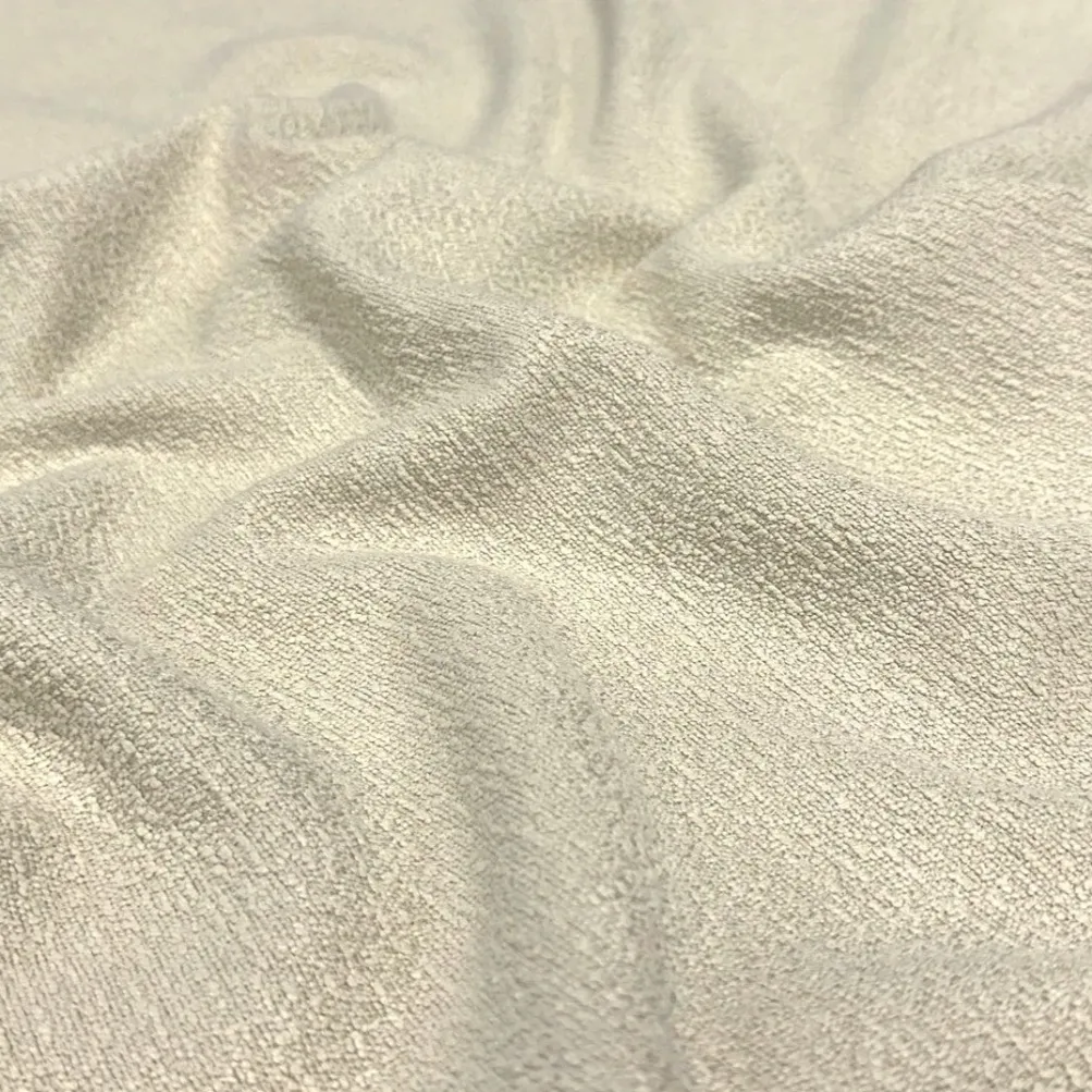 Cloud Chenille Table Linen in Ivory