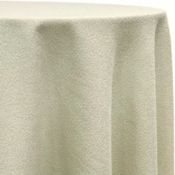 Cloud Chenille Table Linen in Ivory