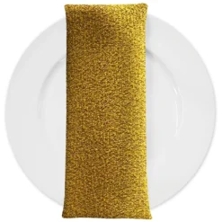 Cloud Chenille Table Napkin in Gold