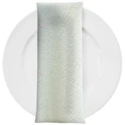 Cloud Chenille Table Napkin in Off White