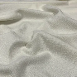 Cloud Chenille Table Runner in Off White