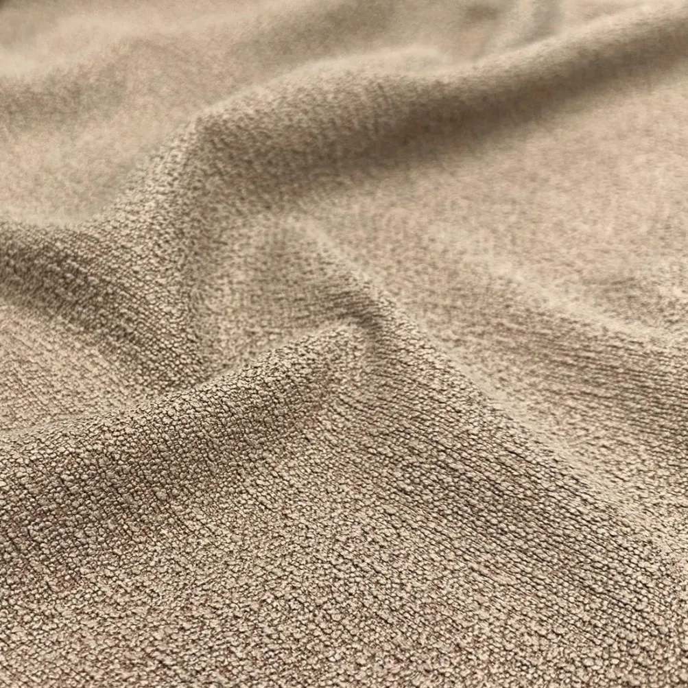 Cloud Chenille Table Runner in Taupe