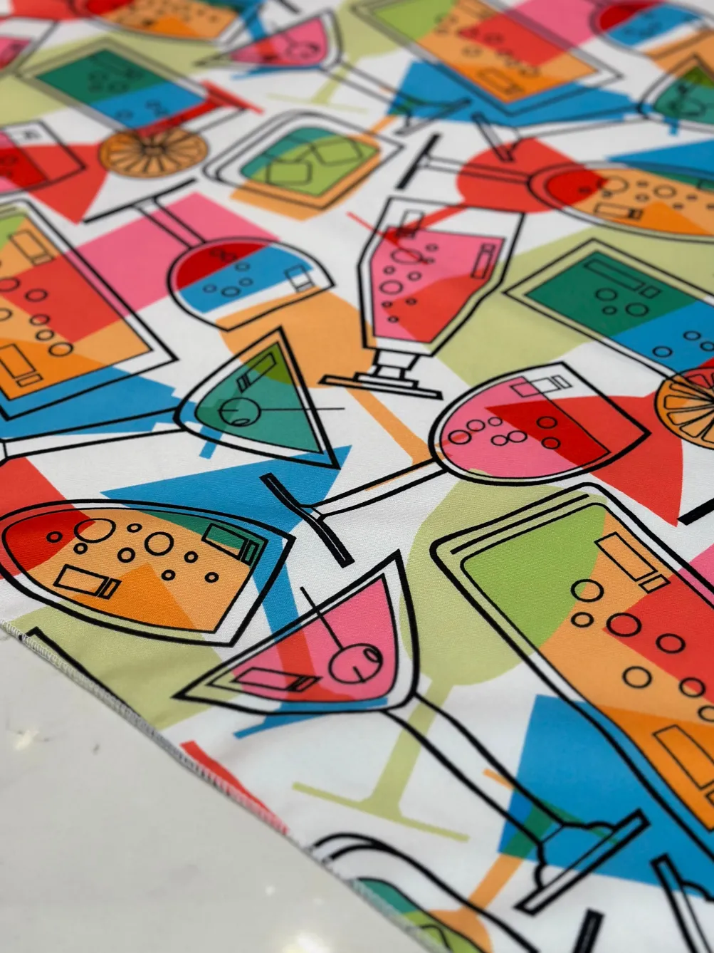 Cocktails (Poly Print) Table Linen
