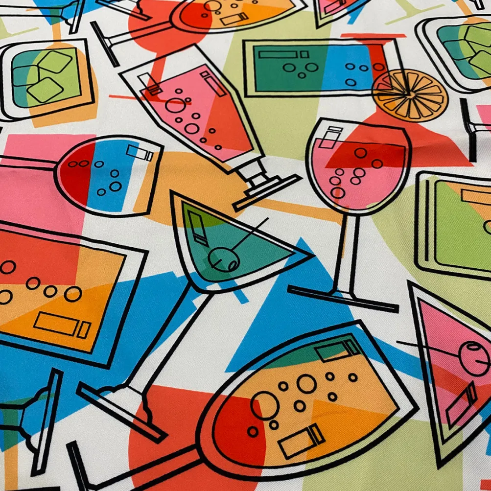 Cocktails (Poly Print) Table Linen
