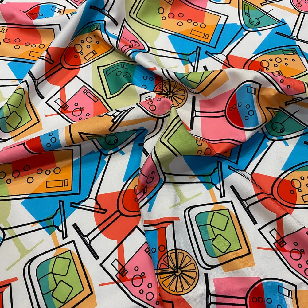 Cocktails (Poly Print) Table Linen