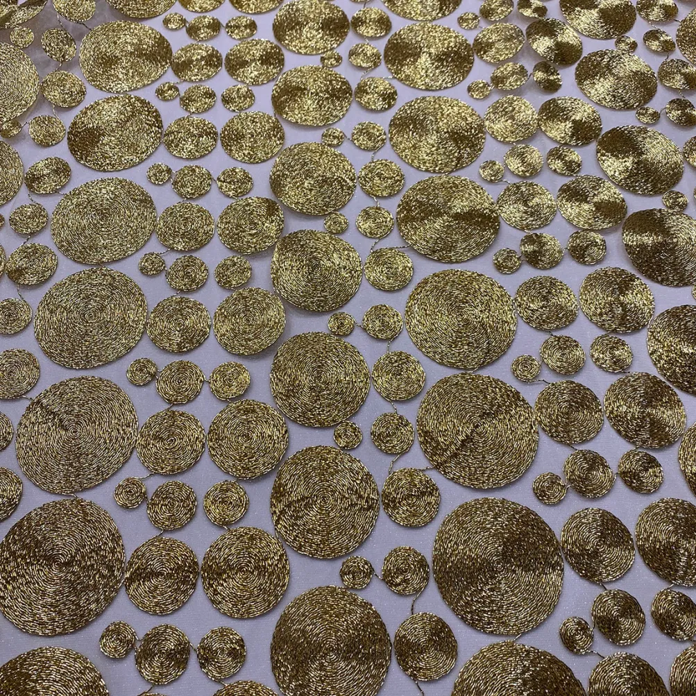 Coin Table Linen in Gold