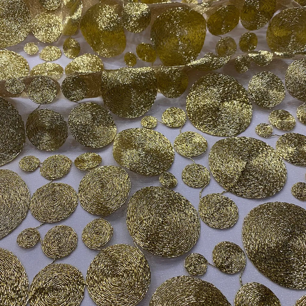Coin Table Linen in Gold