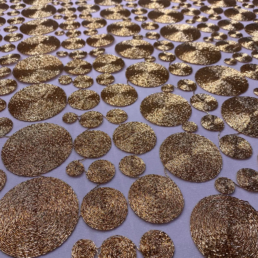 Coin Table Linen in Rose Gold