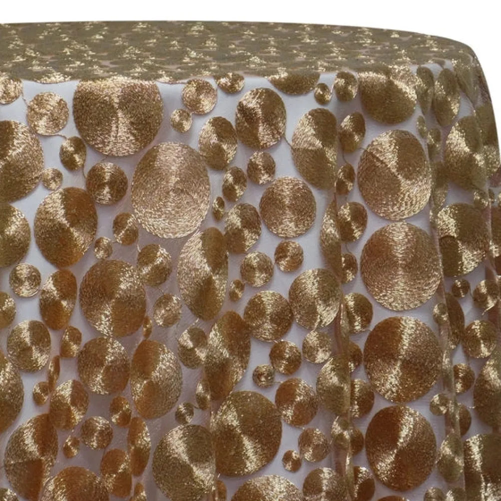 Coin Table Linen in Rose Gold