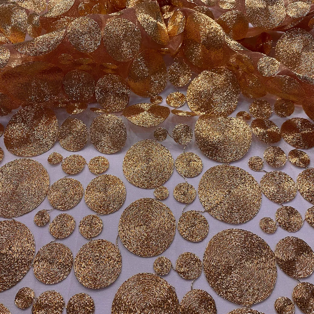 Coin Table Linen in Rose Gold
