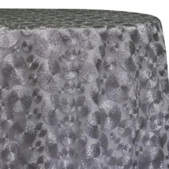 Coin Table Linen in Silver