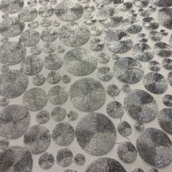 Coin Table Linen in Silver