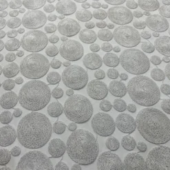 Coin Table Linen in White