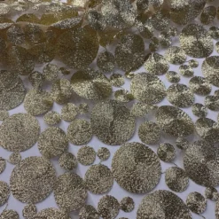 Coin Table Runner in Champagne