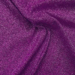 Confetti Metallic Table Linen in Fuchsia
