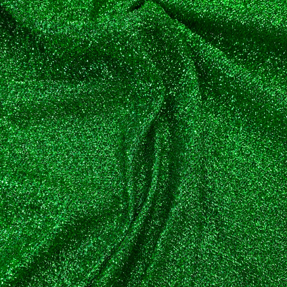 Confetti Metallic Table Linen in Green