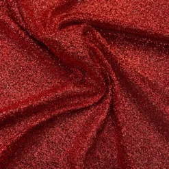 Confetti Metallic Table Linen in Red