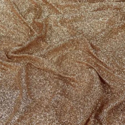 Confetti Metallic Table Linen in Champagne