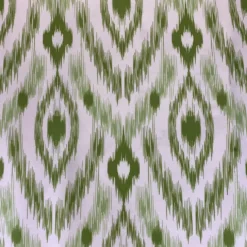 Cosmo Print (Dupioni) Table Linen in Avocado