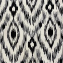 Cosmo Print (Dupioni) Table Linen in Black