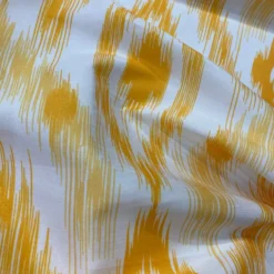 Cosmo Print (Dupioni) Table Napkin in Yellow