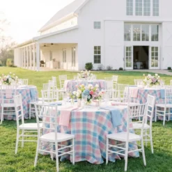 Cotton Candy (Slub Print) Table Linen