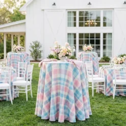 Cotton Candy (Slub Print) Table Linen