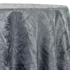 Crush Satin (Bichon) Table Linen in Grey 665