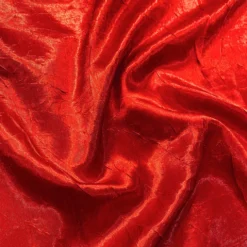 Crush Satin (Bichon) Table Linen in Red 190