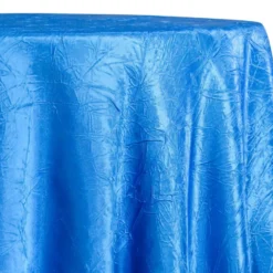 Crush Satin (Bichon) Table Linen in Turquoise 31