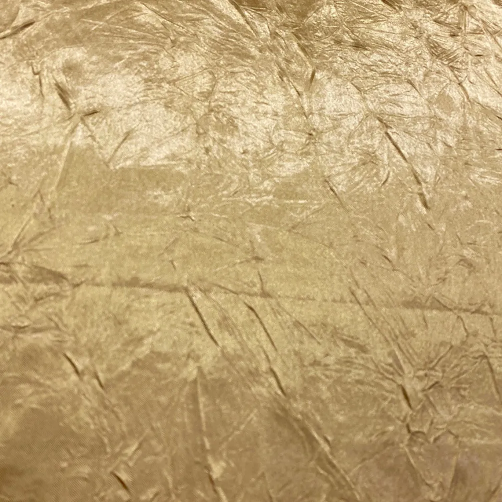 Crush Satin (Bichon) Table Linen in Gold 902