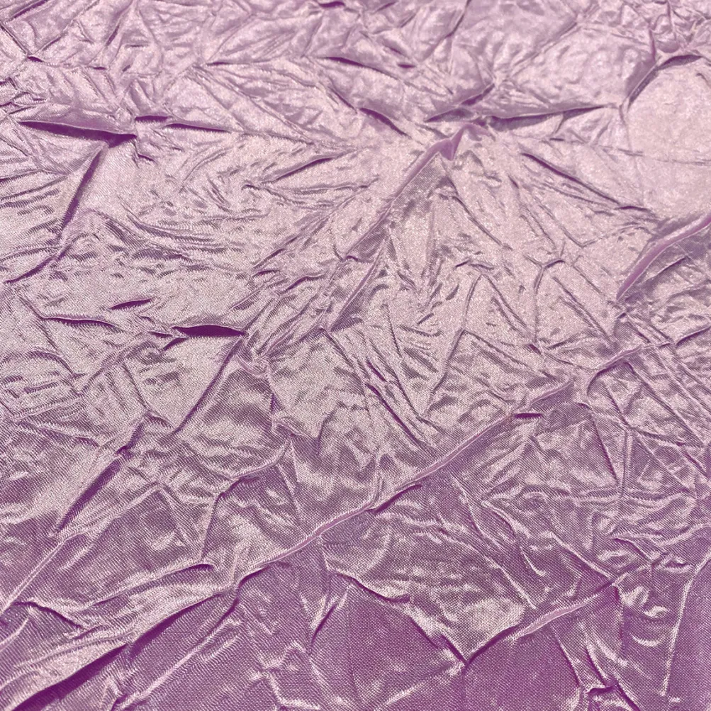 Crush Satin (Bichon) Table Linen in Lavender 468