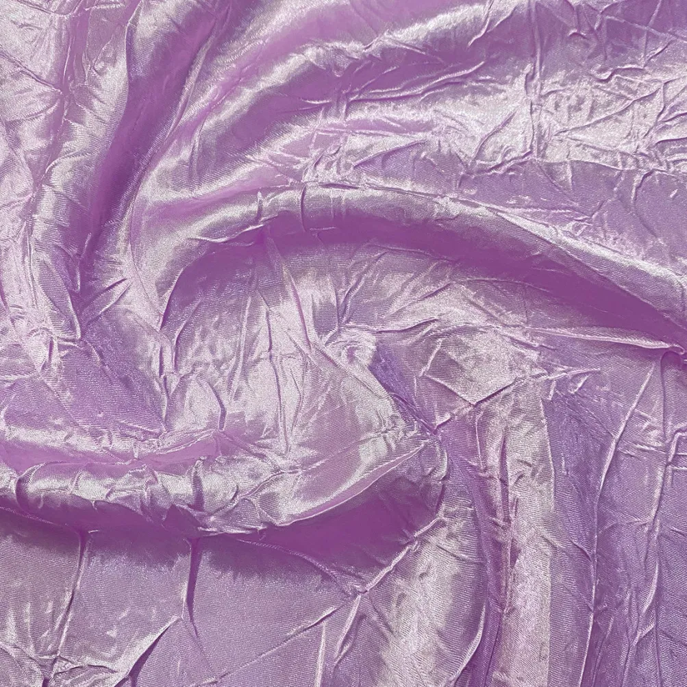 Crush Satin (Bichon) Table Linen in Lavender 468
