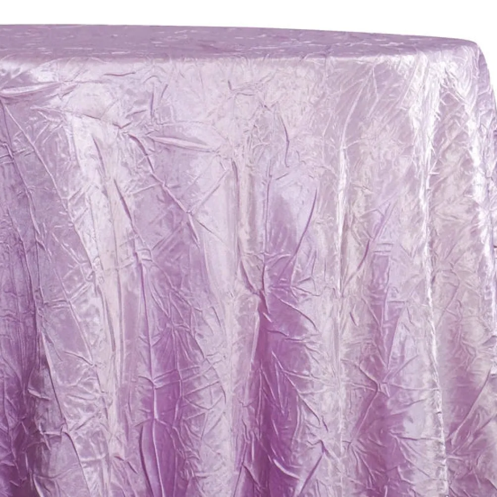 Crush Satin (Bichon) Table Linen in Lavender 468