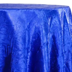 Crush Satin (Bichon) Table Linen in Royal 340