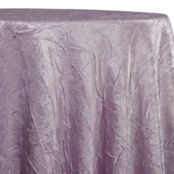 Crush Satin (Bichon) Table Linen in Mauve 055