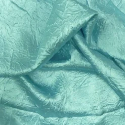 Crush Satin (Bichon) Table Linen in Teal Green 645